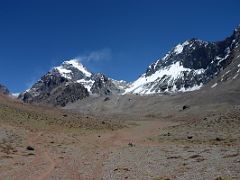 22 Cerro Ibanez, Aconcagua East Face And Ameghino From The Relinchos Valley As The Trek From Casa de Piedra Nears Plaza Argentina Base Camp.jpg
